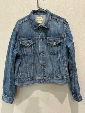 Polo Ralph Lauren Women’s Trucker Denim Jacket Sz XL GUC